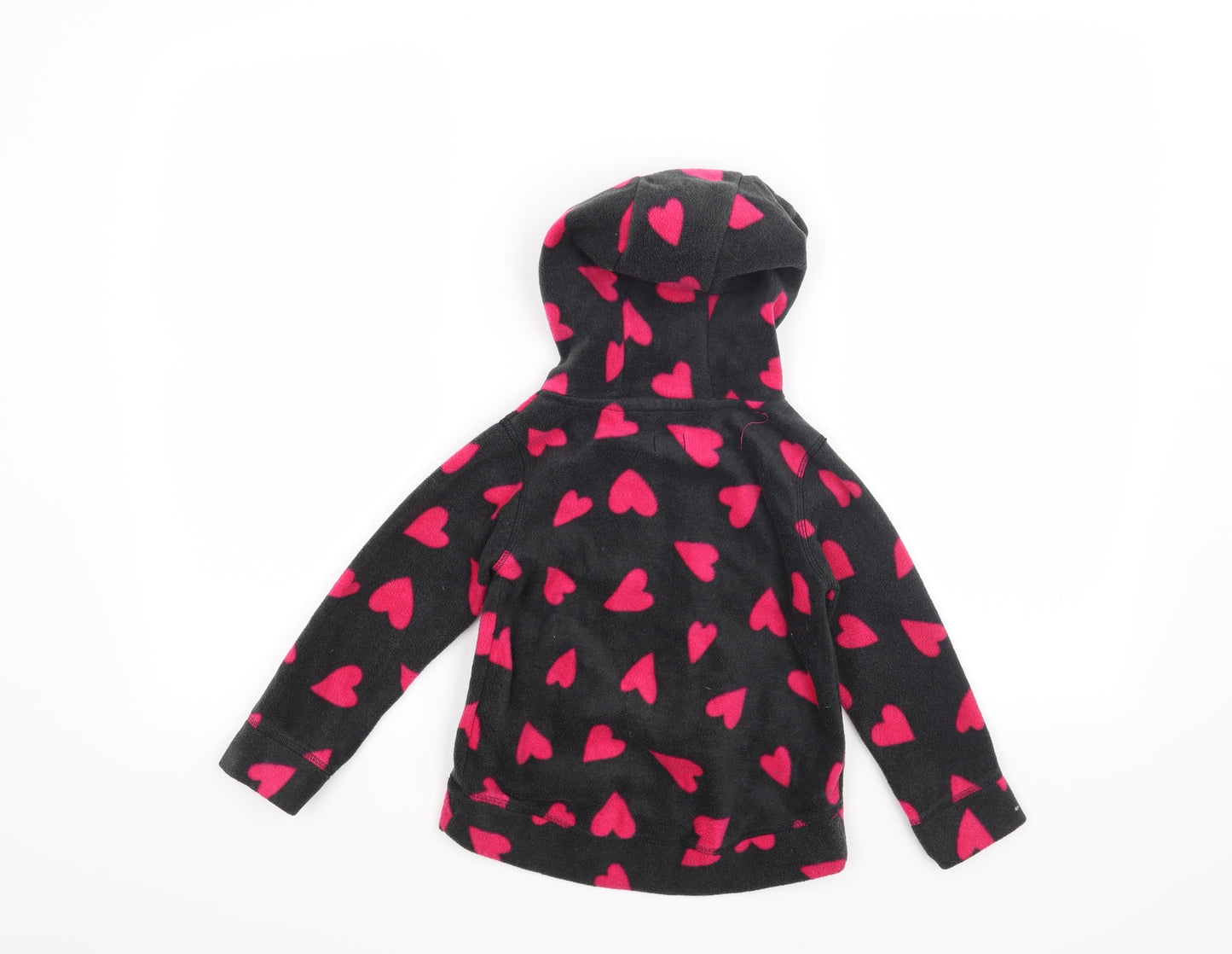 F&F Girls Grey   Pullover Hoodie Size 2-3 Years  - Hearts