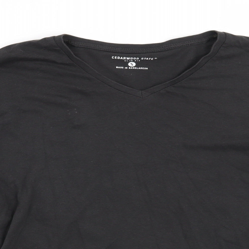 Cedarwood State Mens Grey    T-Shirt Size S