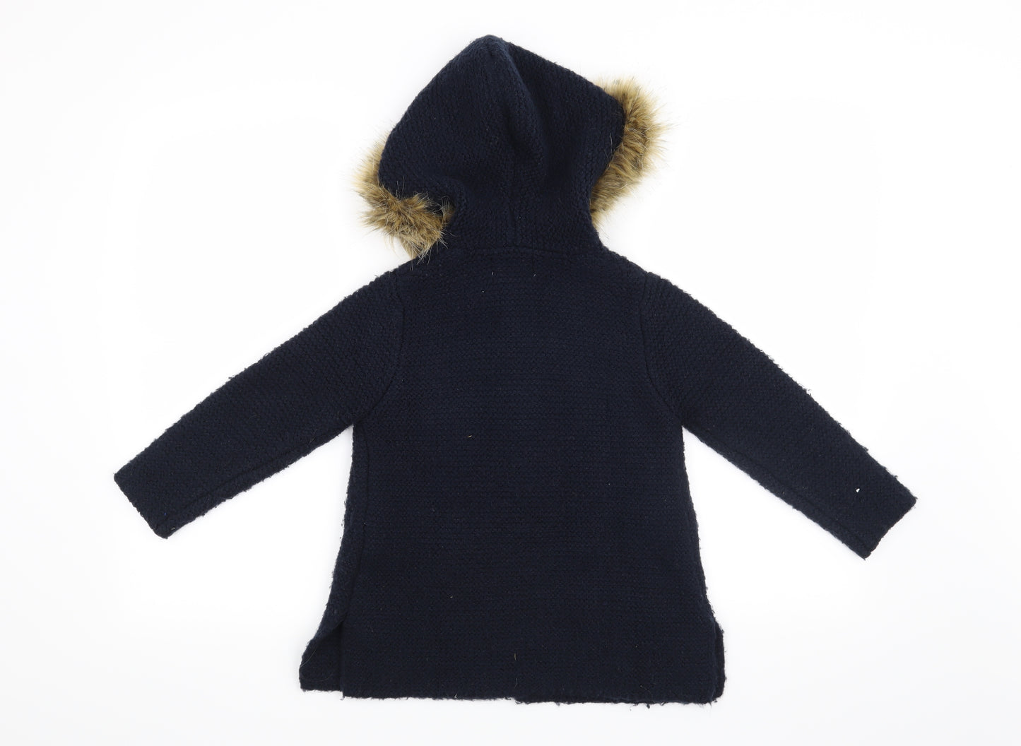 Zara Girls Blue   Cardigan Jumper Size 5 Years