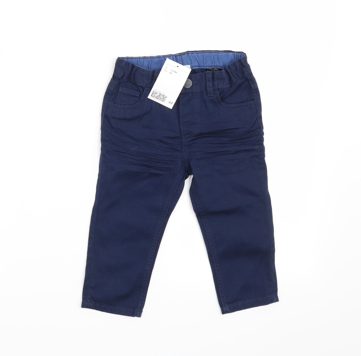 H&M Boys Blue   Capri Jeans Size 12-18 Months