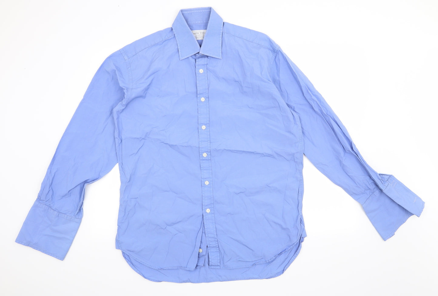 Joseph TurnerU Mens Blue    Dress Shirt Size 16