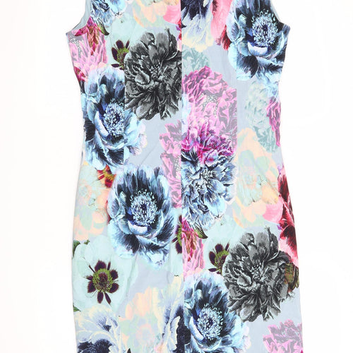 Phase Eight Womens Blue Floral  Shift  Size 18