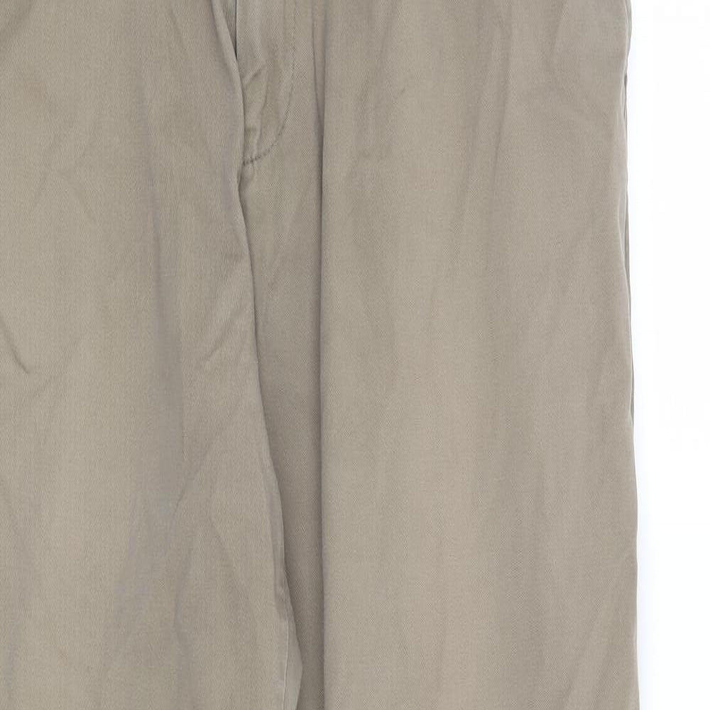Marks and Spencer Mens Green   Chino Trousers Size 36 L31 in