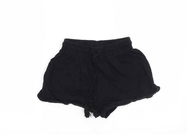 H&M Womens Black Culotte Shorts Size XS