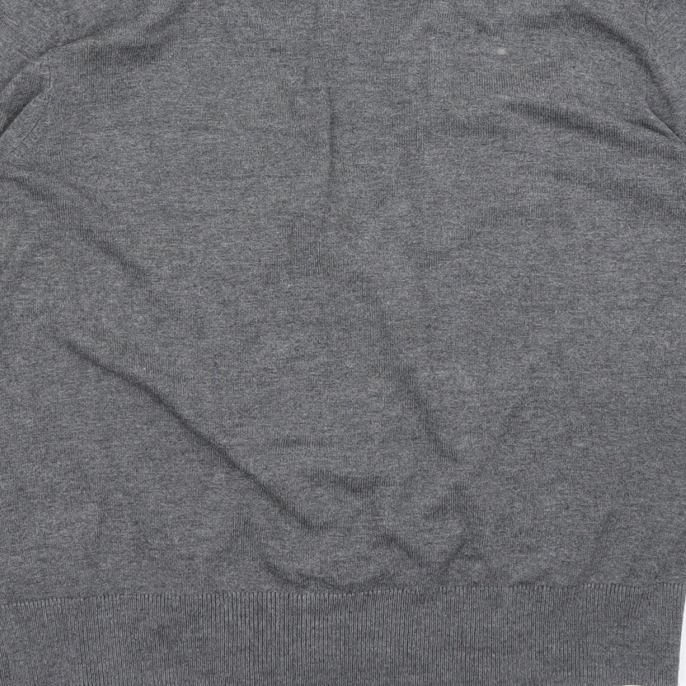 H&M Womens Grey   Cardigan Jumper Size M