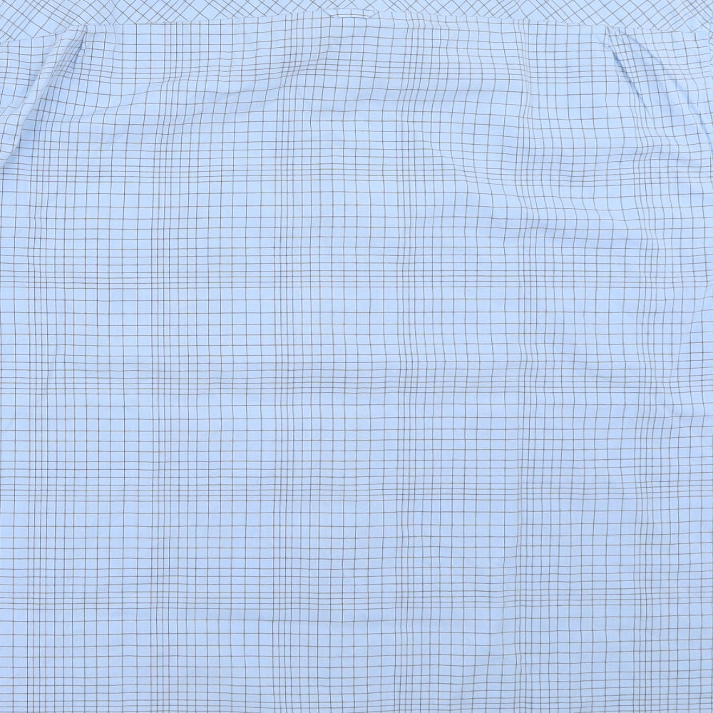Ben Sherman Mens Blue Check   Button-Up Size L