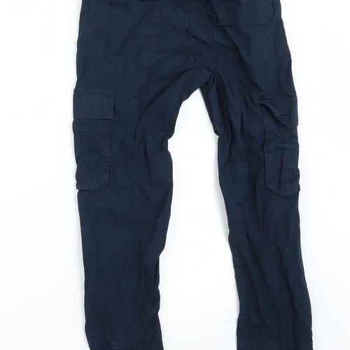 F&F Boys Blue   Cargo Trousers Size 8-9 Years