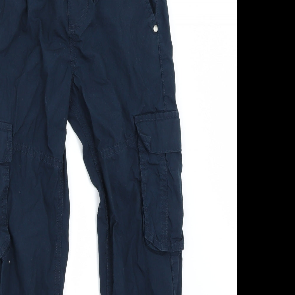 F&F Boys Blue   Cargo Trousers Size 8-9 Years
