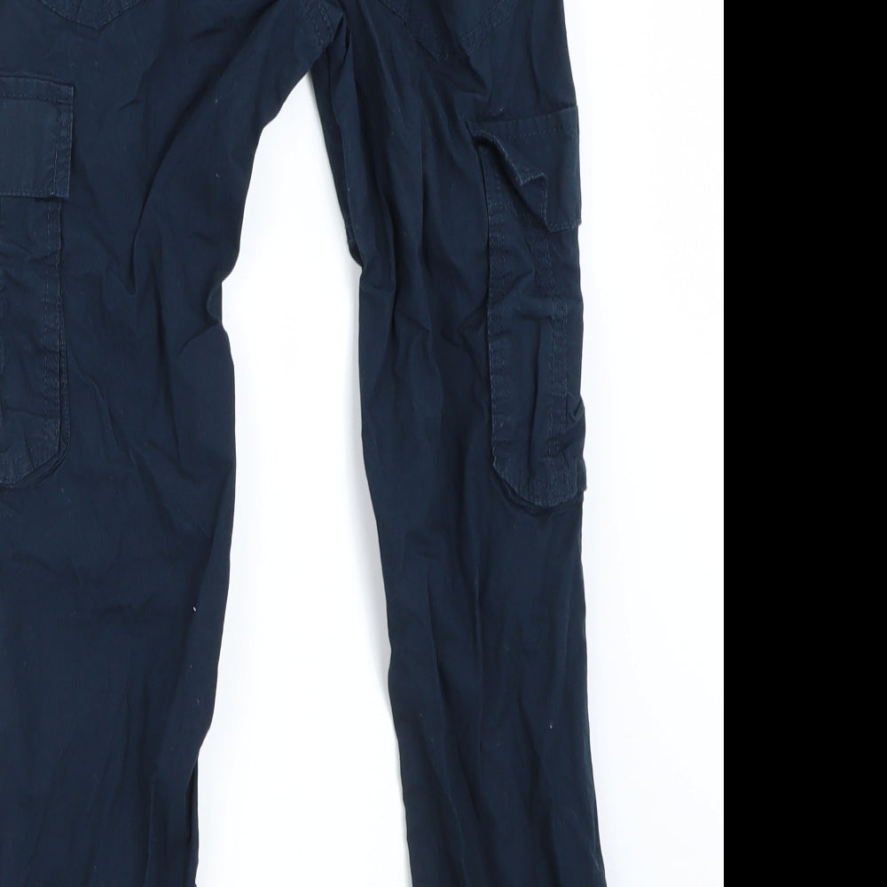 F&F Boys Blue   Cargo Trousers Size 8-9 Years