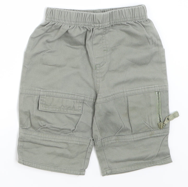Adams Boys Green Cargo Jeans Size 3-6 Months