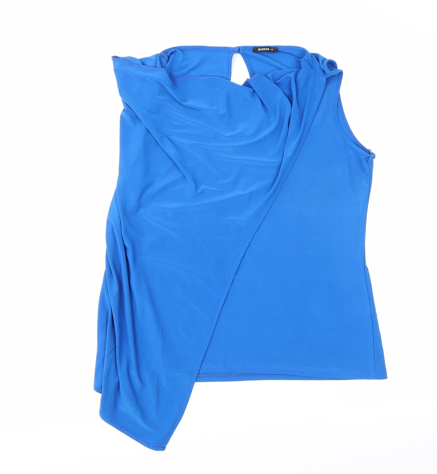 Roman Womens Blue   Basic Tank Size 14