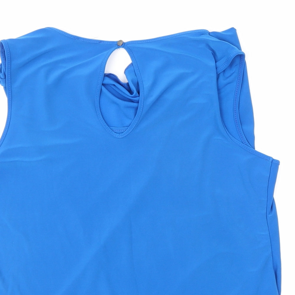 Roman Womens Blue   Basic Tank Size 14