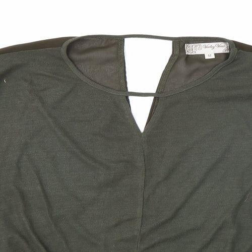 Voulez-Vous Womens Green   Basic Blouse Size M