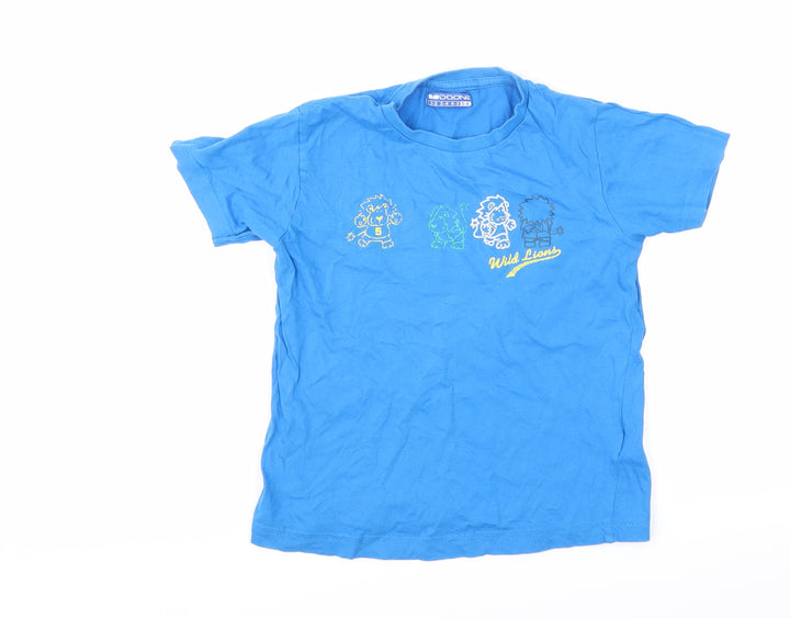 Doone Boys Blue Basic T-Shirt Size 5-6 Years