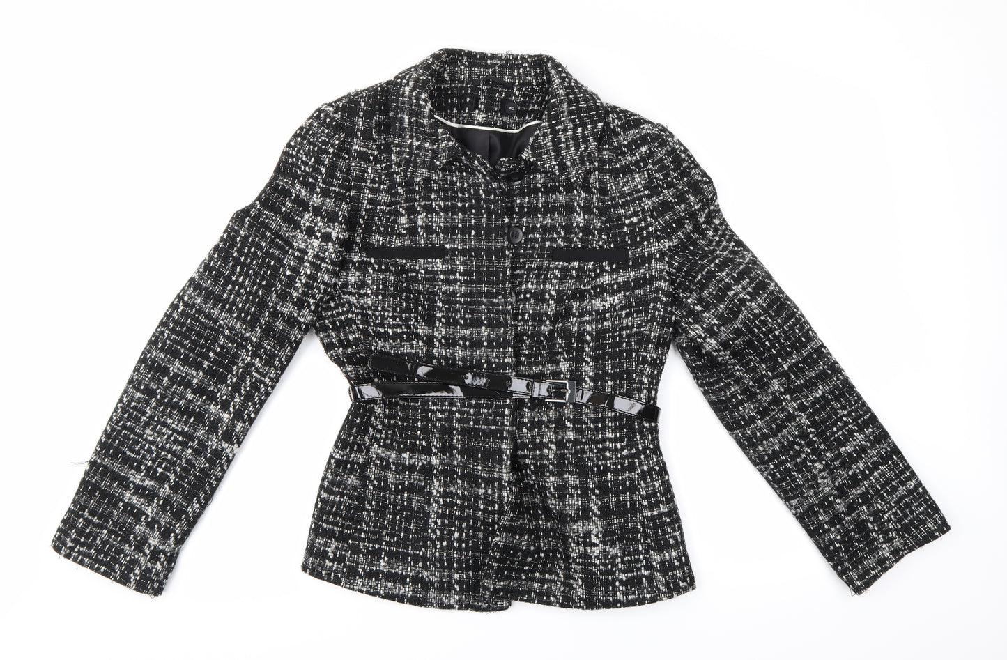 Preworn Womens Black   Jacket Coat Size 12