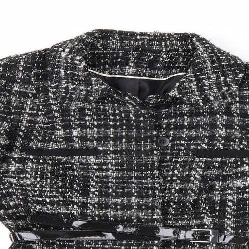 Preworn Womens Black   Jacket Coat Size 12
