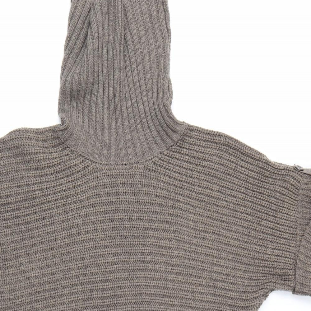 Marks and Spencer Womens Brown  Knit Jumper Dress  Size 16