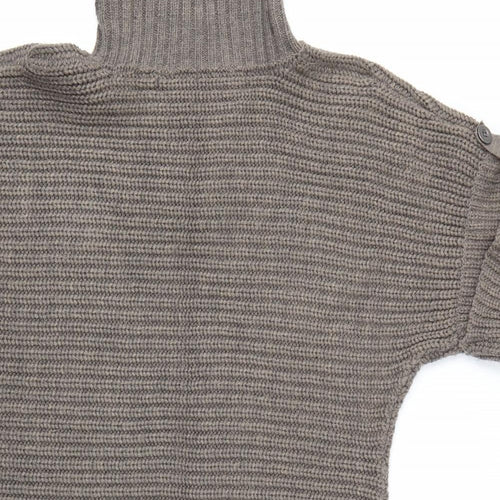 Marks and Spencer Womens Brown  Knit Jumper Dress  Size 16