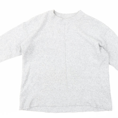 George Womens Grey  Knit Pullover Jumper Size M