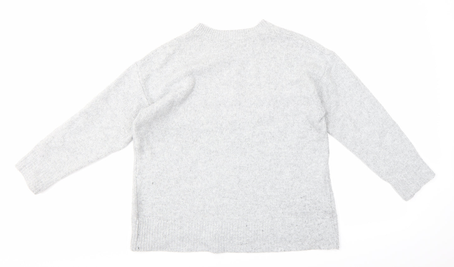 George Womens Grey  Knit Pullover Jumper Size M
