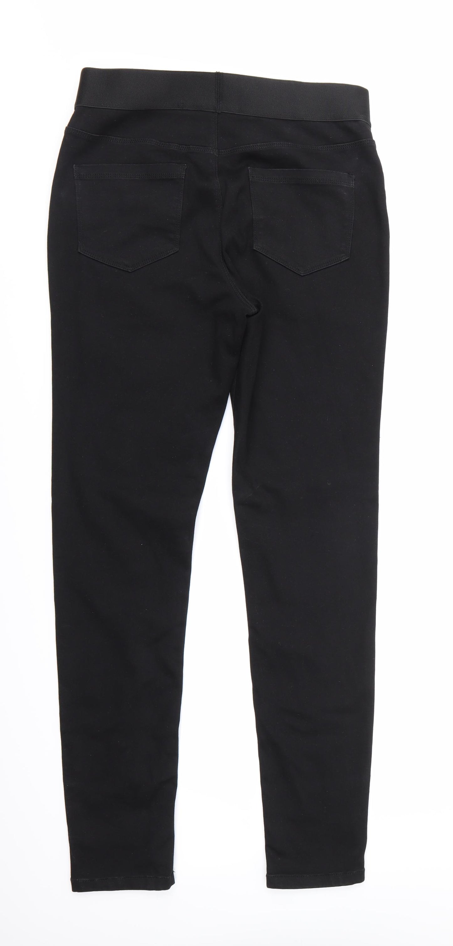 George Womens Black  Denim Jegging Trousers Size 14 L31 in