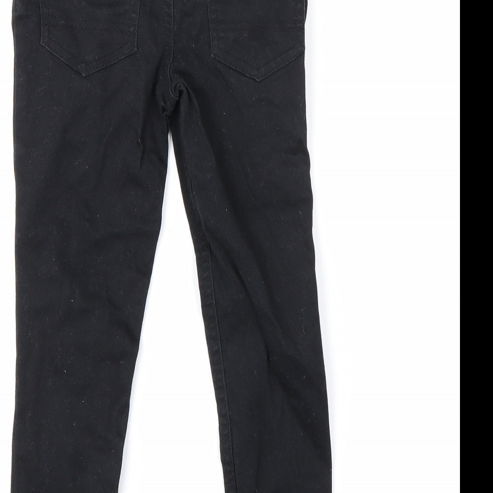 Denim Co Boys Black  Denim Skinny Jeans Size 4-5 Years