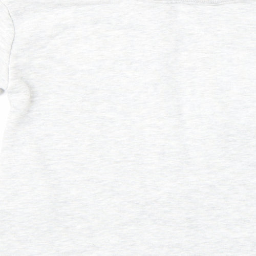 H&M Girls Grey   Pullover Sweatshirt Size 7-8 Years