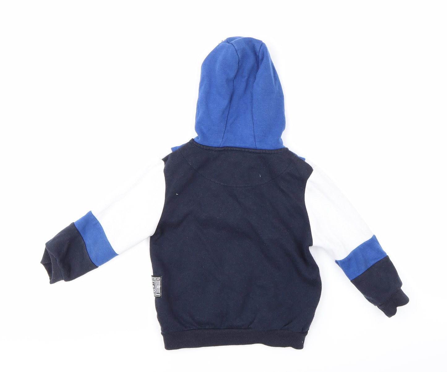 Primark Boys Blue   Full Zip Hoodie Size 2-3 Years