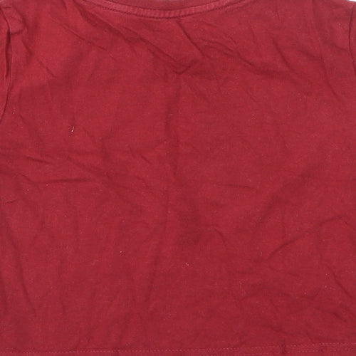 Rebel Boys Red   Basic T-Shirt Size 2-3 Years