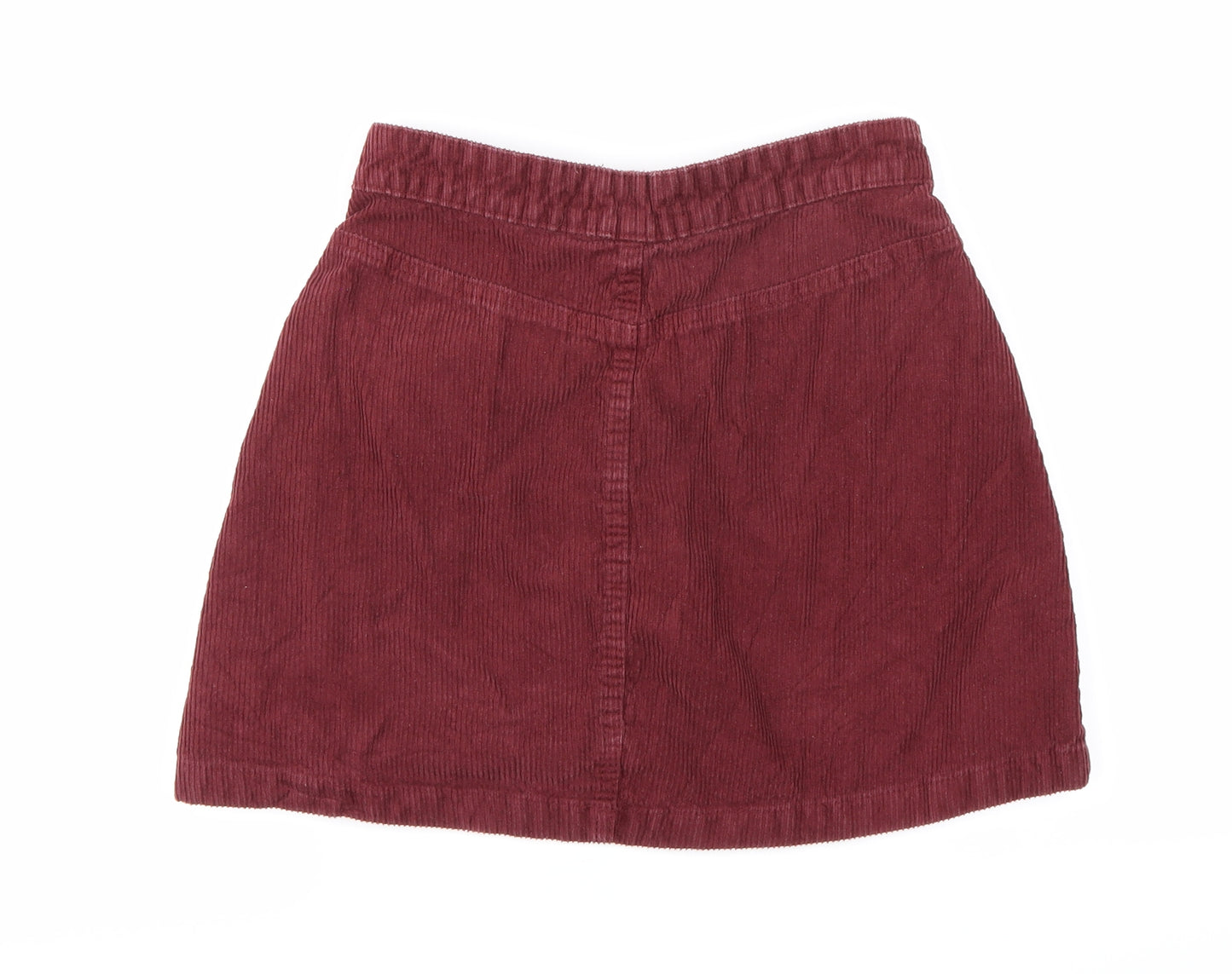 Denim Co Womens Purple  Corduroy Mini Skirt Size 8