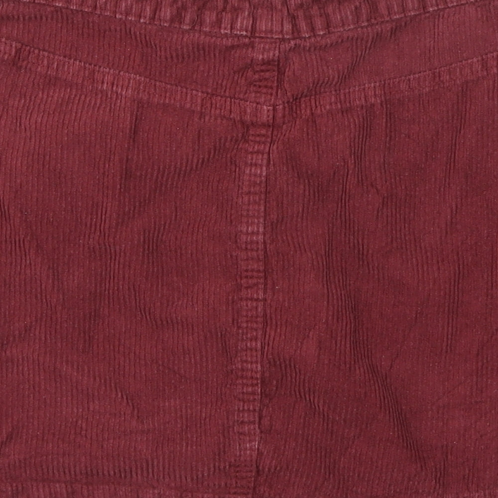 Denim Co Womens Purple  Corduroy Mini Skirt Size 8