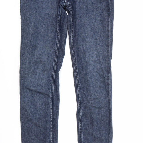 H&M Womens Blue  Denim Jegging Trousers Size 4 L30 in