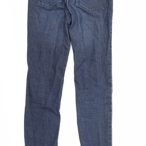 H&M Womens Blue  Denim Jegging Trousers Size 4 L30 in