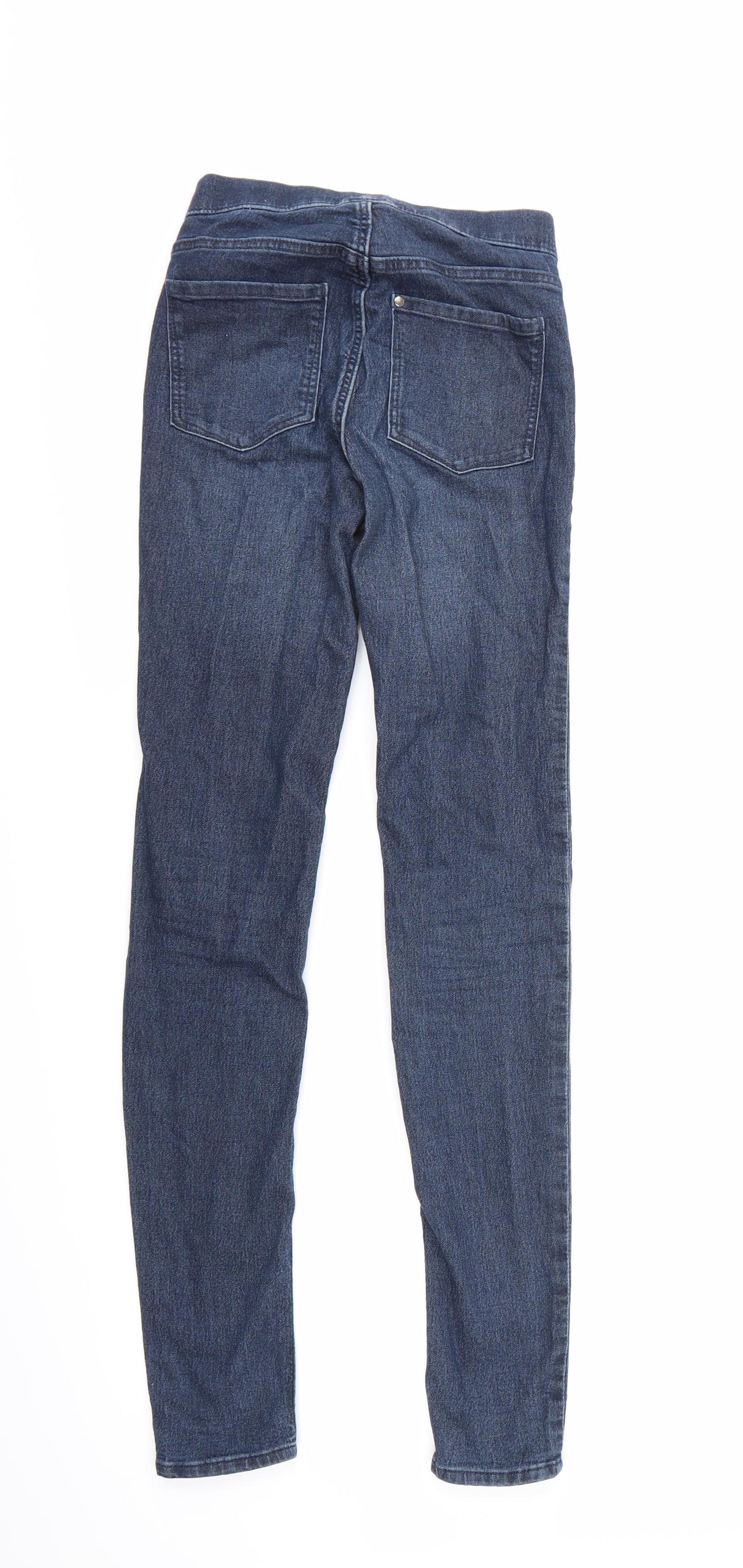 H&M Womens Blue  Denim Jegging Trousers Size 4 L30 in