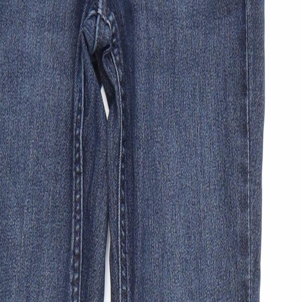 H&M Womens Blue  Denim Jegging Trousers Size 4 L30 in