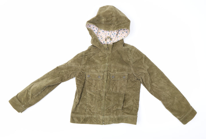 Gap Girls Green Batik Denim Jacket Size 10-11 Years