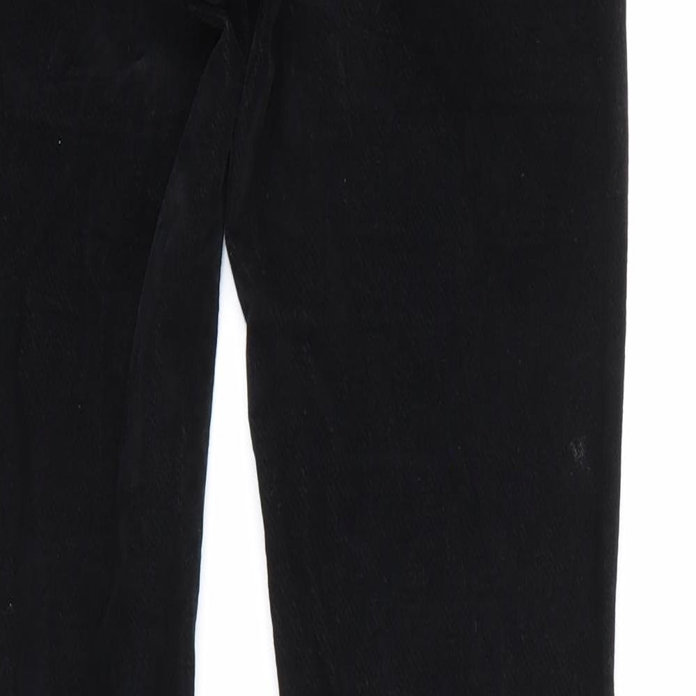 Jack Wills Womens Black  Corduroy Trousers   L29 in