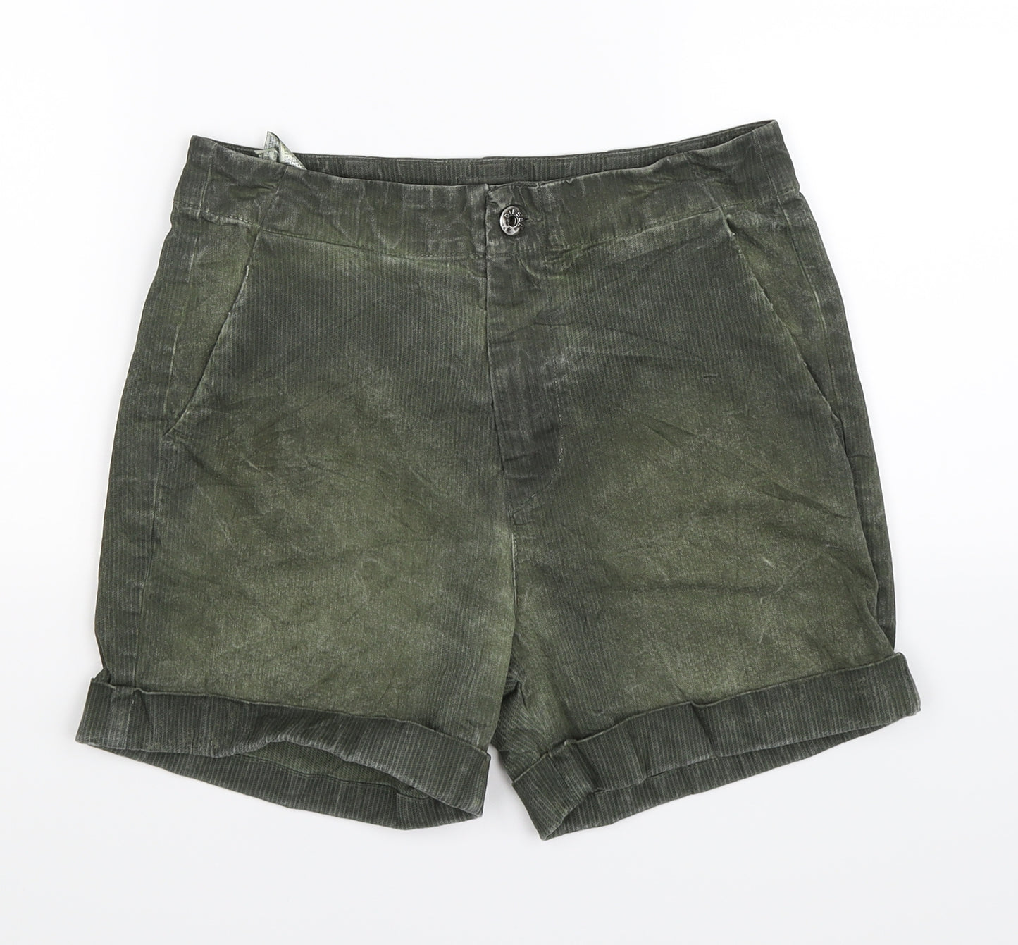 Diesel Womens Grey  Denim Hot Pants Shorts Size 8