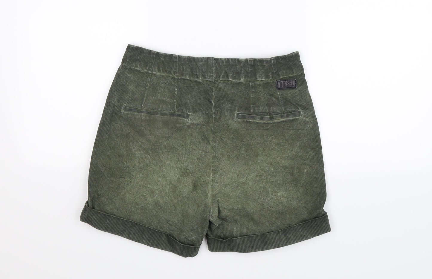 Diesel Womens Grey  Denim Hot Pants Shorts Size 8