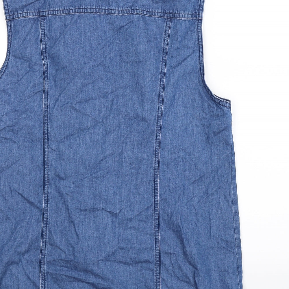 Blanchelle Womens Blue  Denim Gilet Jacket Size 42