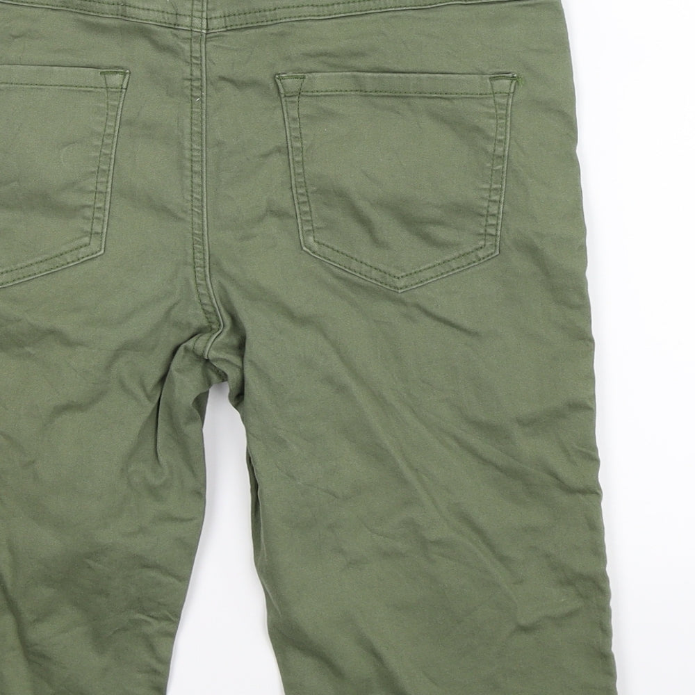 George Womens Green  Denim Bermuda Shorts Size 12