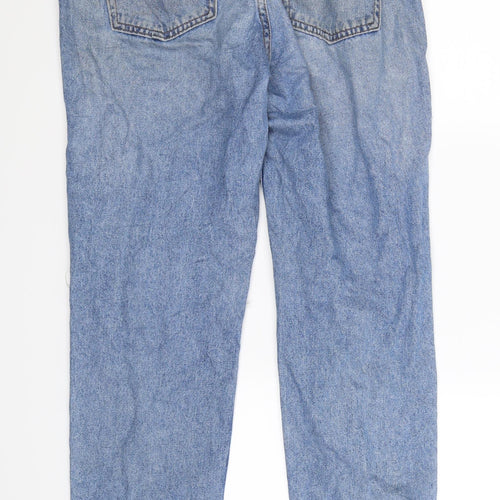 Divided Womens Blue  Denim Straight Jeans Size 10 L29 in