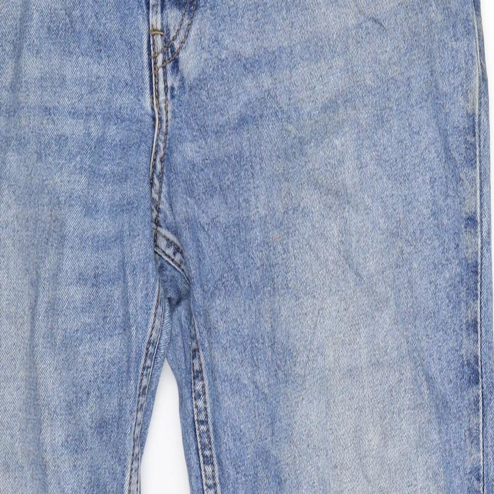Divided Womens Blue  Denim Straight Jeans Size 10 L29 in
