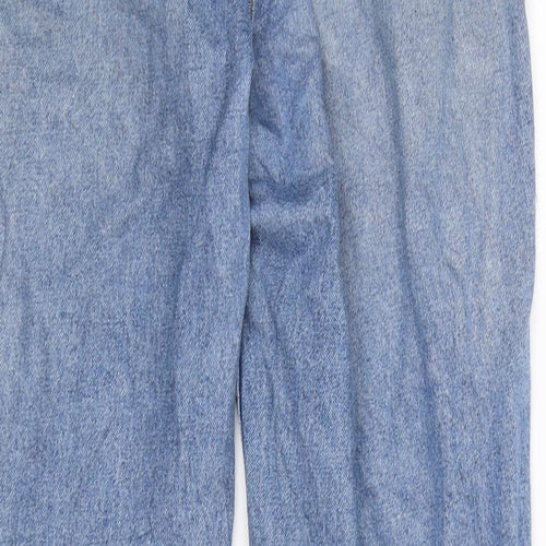 Divided Womens Blue  Denim Straight Jeans Size 10 L29 in