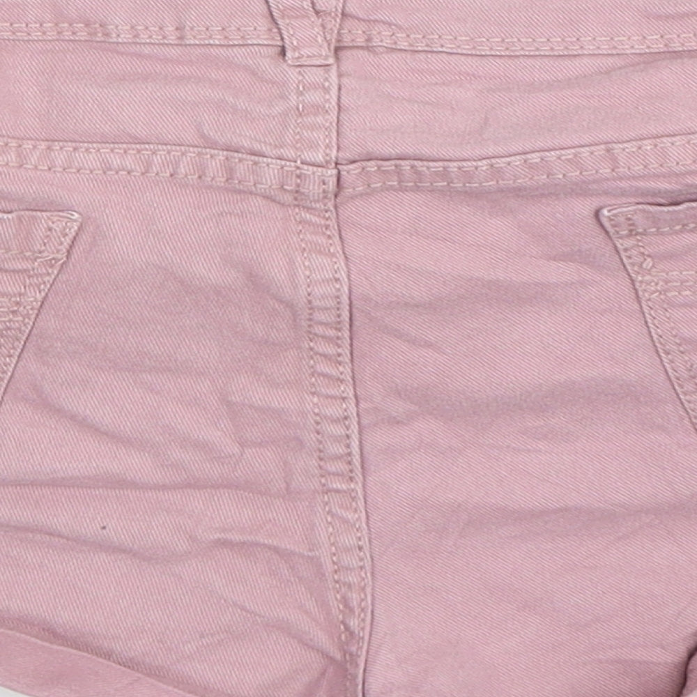 Denim Co Womens Pink  Denim Hot Pants Shorts Size 14