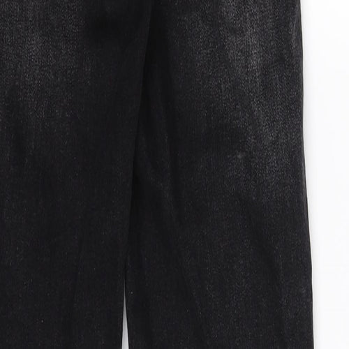 H&M Womens Black  Denim Skinny Jeans Size 8 L30 in
