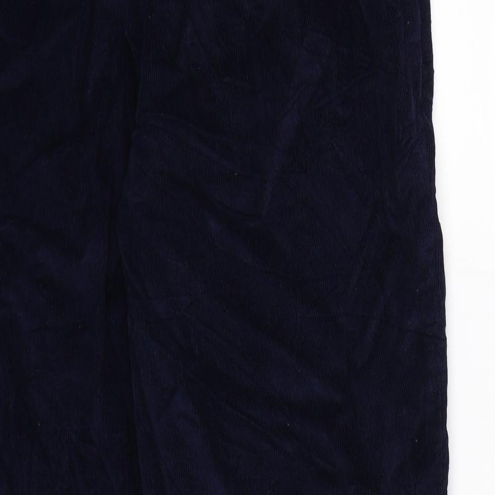 Damart Womens Blue  Corduroy Trousers  Size 14 L27 in