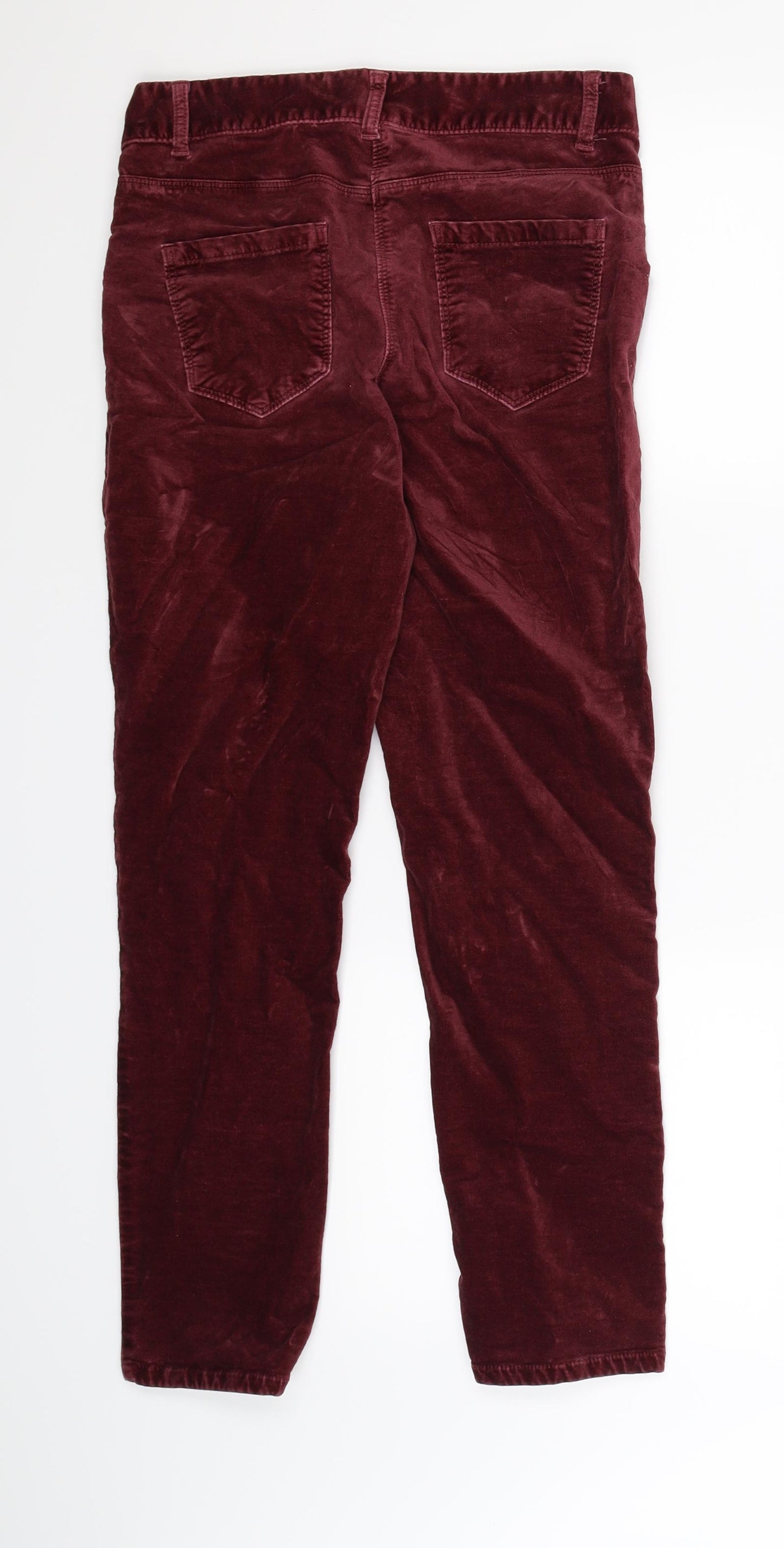 Marks and Spencer Womens Purple   Trousers  Size 8 L25 in