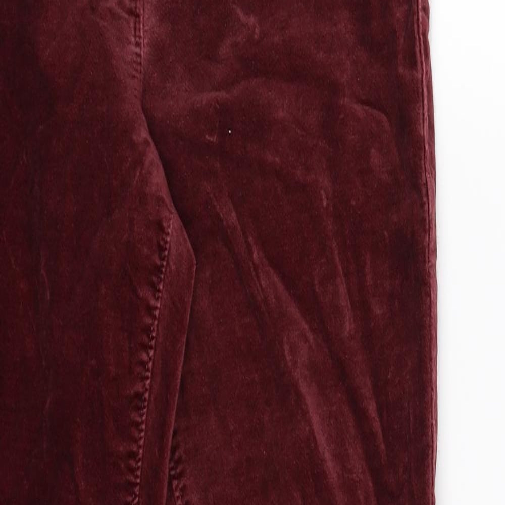 Marks and Spencer Womens Purple   Trousers  Size 8 L25 in