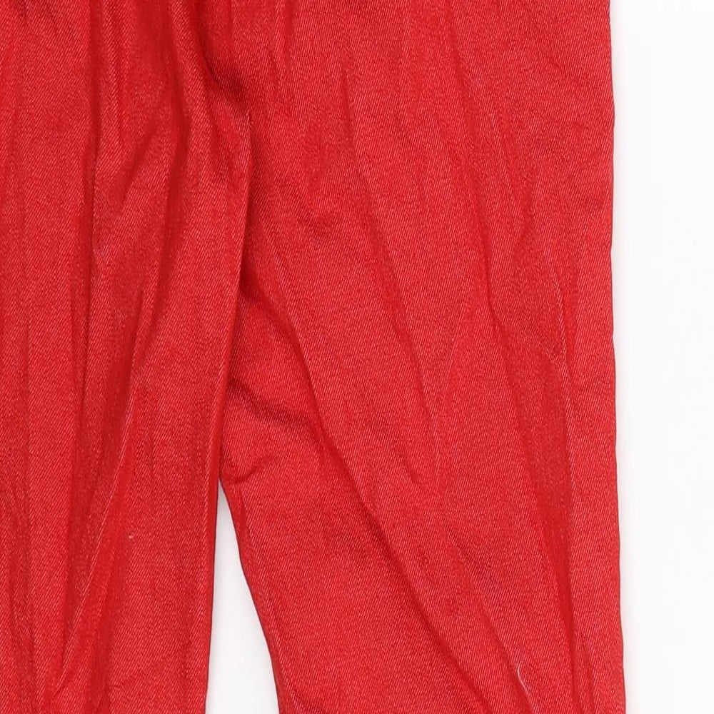 Only Womens Red  Denim Skinny Jeans Size 12 L27 in